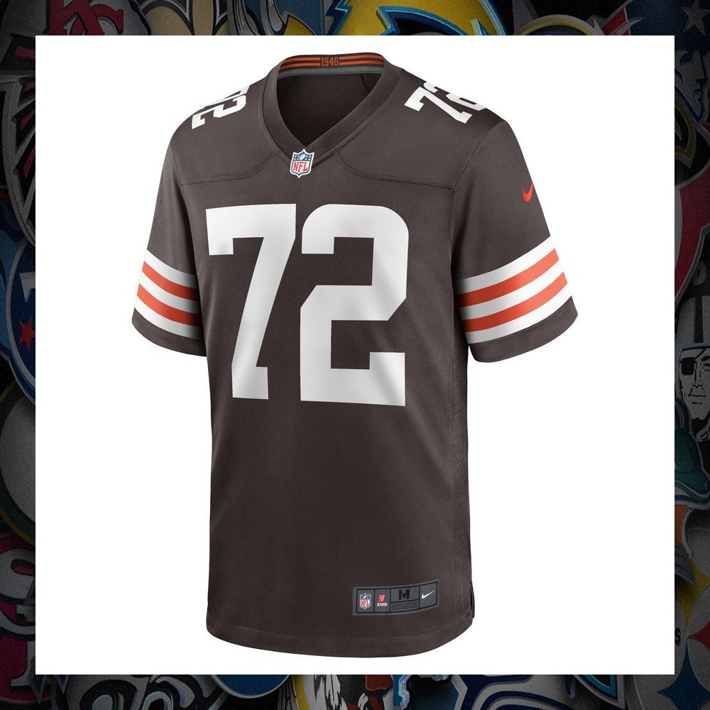 Hjalte Froholdt Cleveland Browns Brown Football Jersey 6 Hjalte Froholdt Cleveland Browns Brown Football Jersey word1
