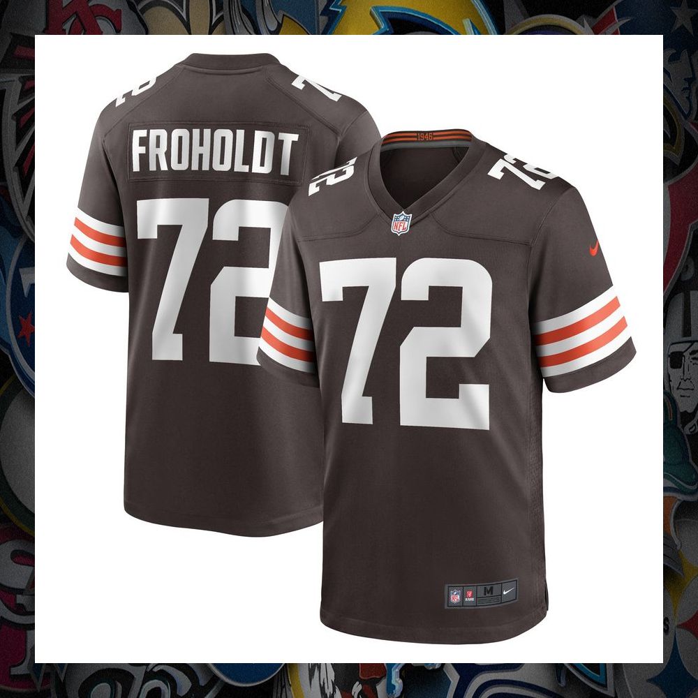 Hjalte Froholdt Cleveland Browns Brown Football Jersey 8 Hjalte Froholdt Cleveland Browns Brown Football Jersey word1