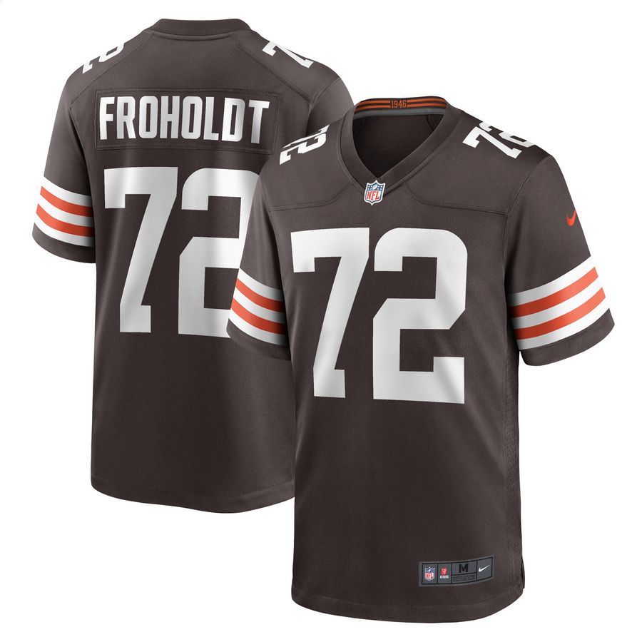 Hjalte Froholdt Cleveland Browns Brown Football Jersey 4 Hjalte Froholdt Cleveland Browns Brown Football Jersey word1
