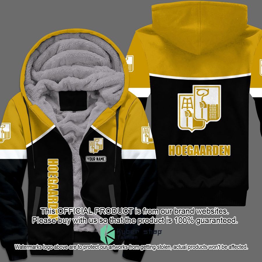 Hoegaarden Custom Fleece Hoodie word3