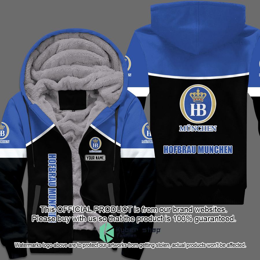 Hofbrau Munchen Custom Fleece Hoodie word3