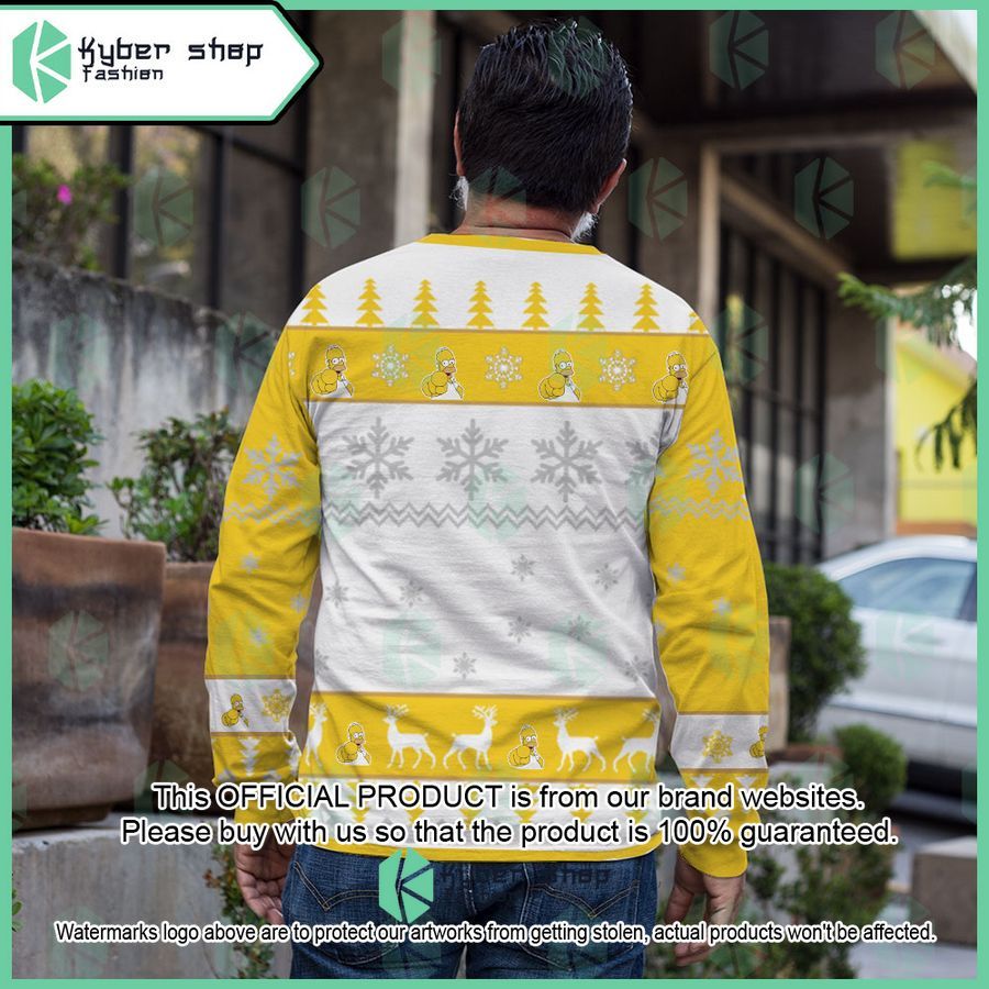 Homer Simpson The Simpsons Christmas Sweater 3 Homer Simpson The Simpsons Christmas Sweater word3
