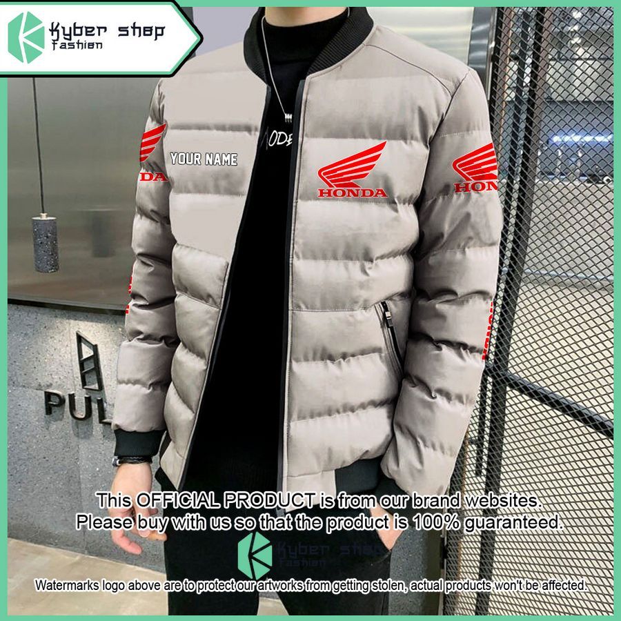 Honda Custom Puffer Down Jacket word3