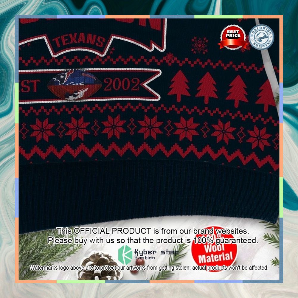 Houston Texans Baby Yoda Grogu Holiday Party Christmas Sweater 9 Houston Texans Baby Yoda Grogu Holiday Party Christmas Sweater word1