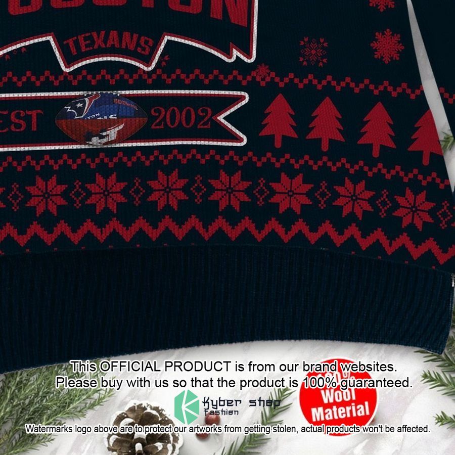 Houston Texans Baby Yoda Grogu Holiday Party Christmas Sweater 4 Houston Texans Baby Yoda Grogu Holiday Party Christmas Sweater word1