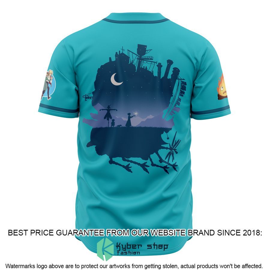 Howls Moving Castle Studio Ghibli Baseball Jersey 3 Howls Moving Castle Studio Ghibli Baseball Jersey word1
