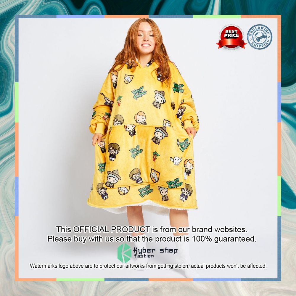 HP Hufflepuff Oodie Blanket Hoodie 7 HP Hufflepuff Oodie Blanket Hoodie word1