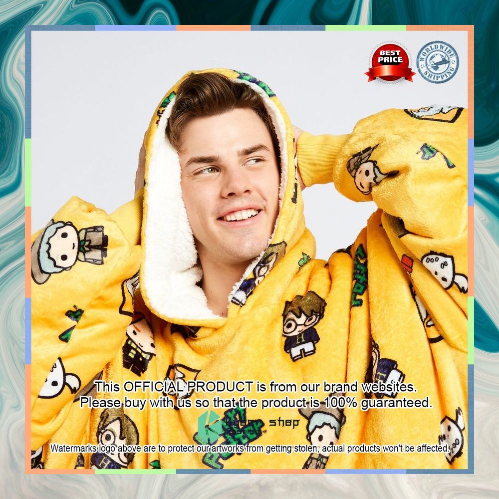 HP Hufflepuff Oodie Blanket Hoodie 8 HP Hufflepuff Oodie Blanket Hoodie word1