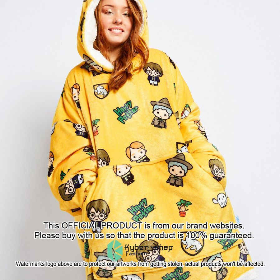 HP Hufflepuff Oodie Blanket Hoodie 5 HP Hufflepuff Oodie Blanket Hoodie word1