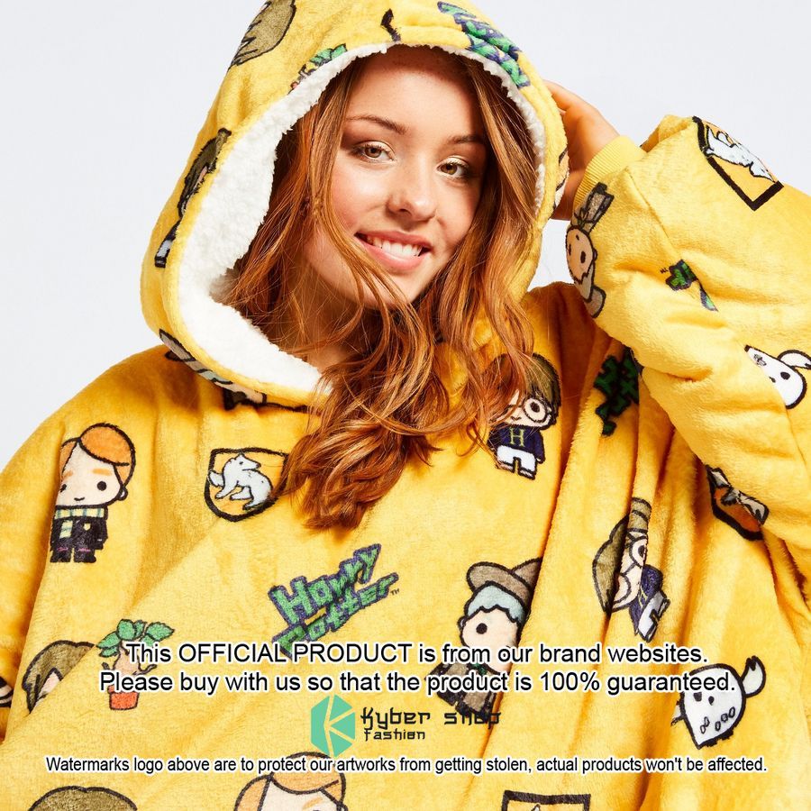 HP Hufflepuff Oodie Blanket Hoodie 6 HP Hufflepuff Oodie Blanket Hoodie word1