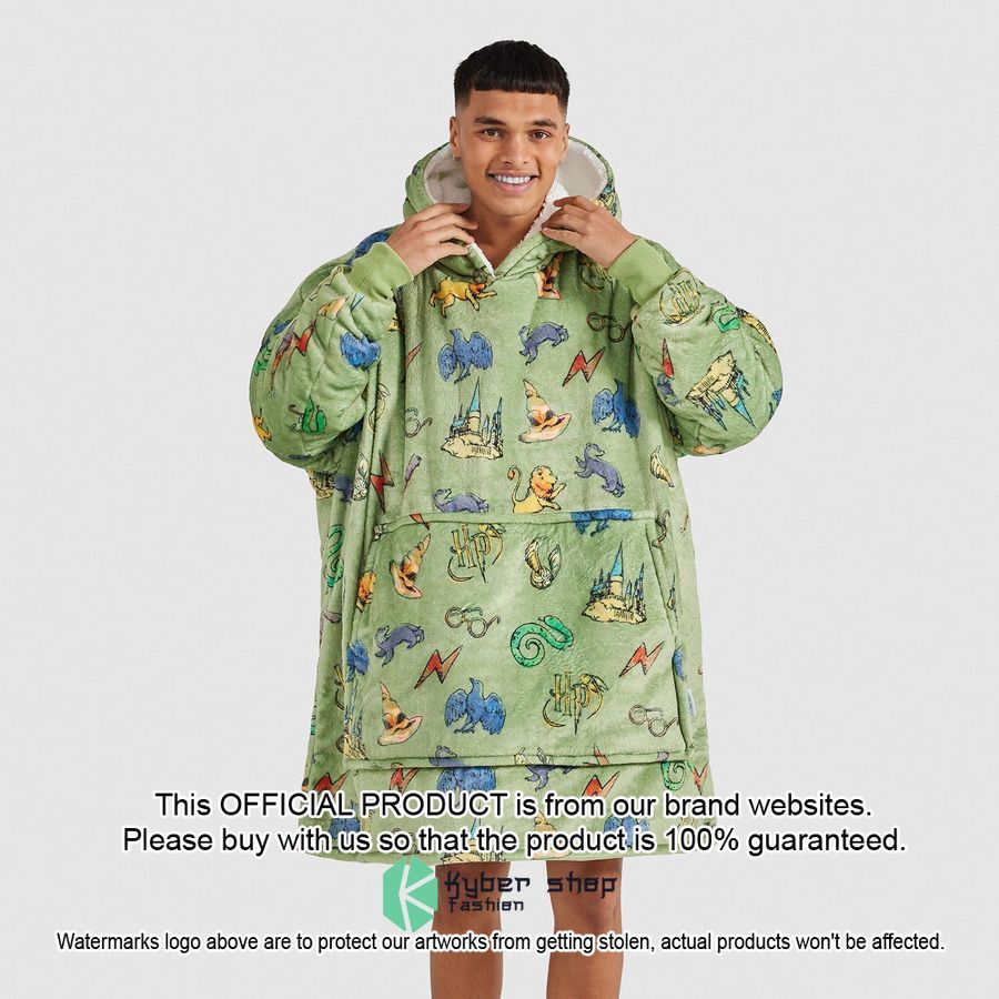 HP Khaki Green Oodie Blanket Hoodie