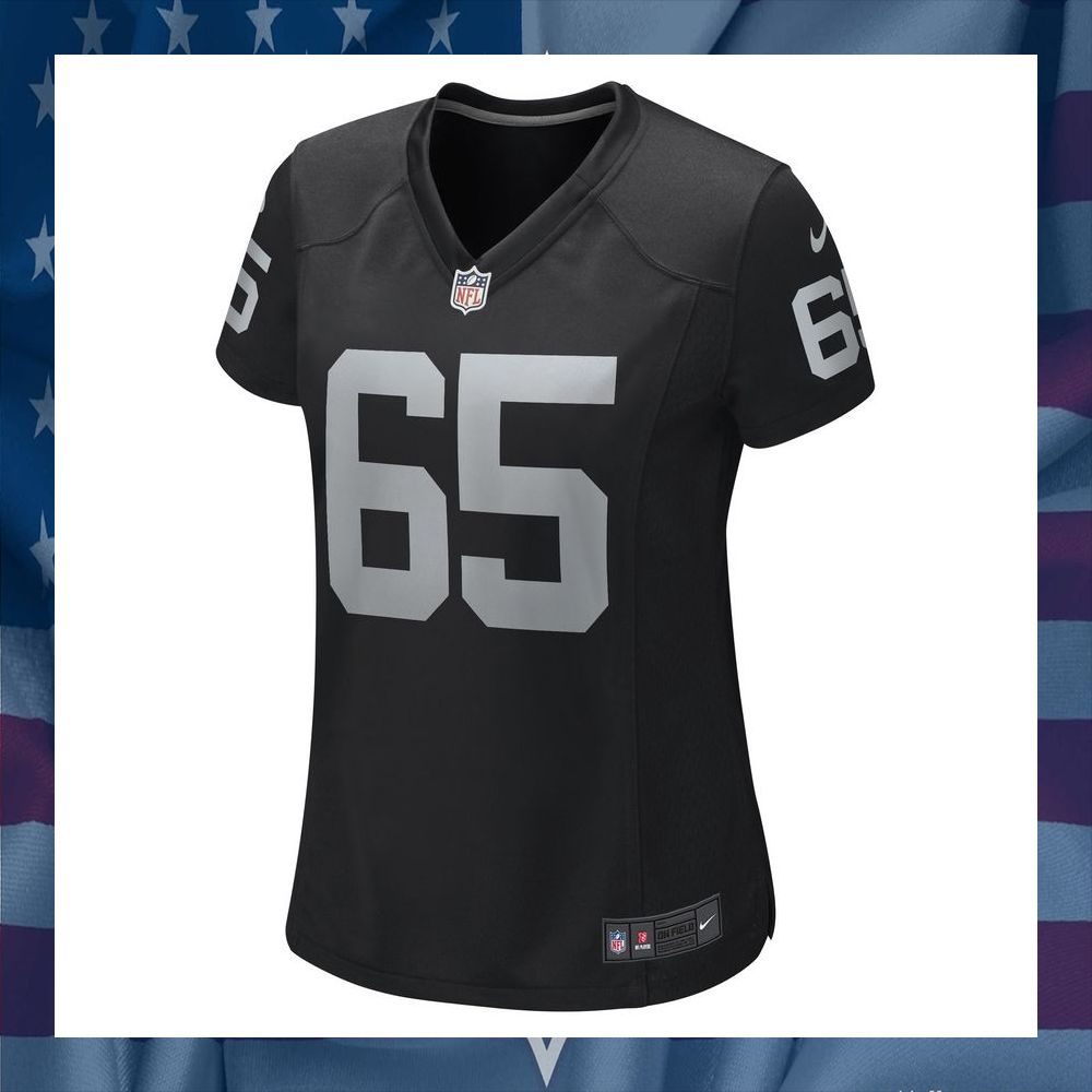 Hroniss Grasu Las Vegas Raiders Women's Black Football Jersey 6 Hroniss Grasu Las Vegas Raiders Women's Black Football Jersey word1