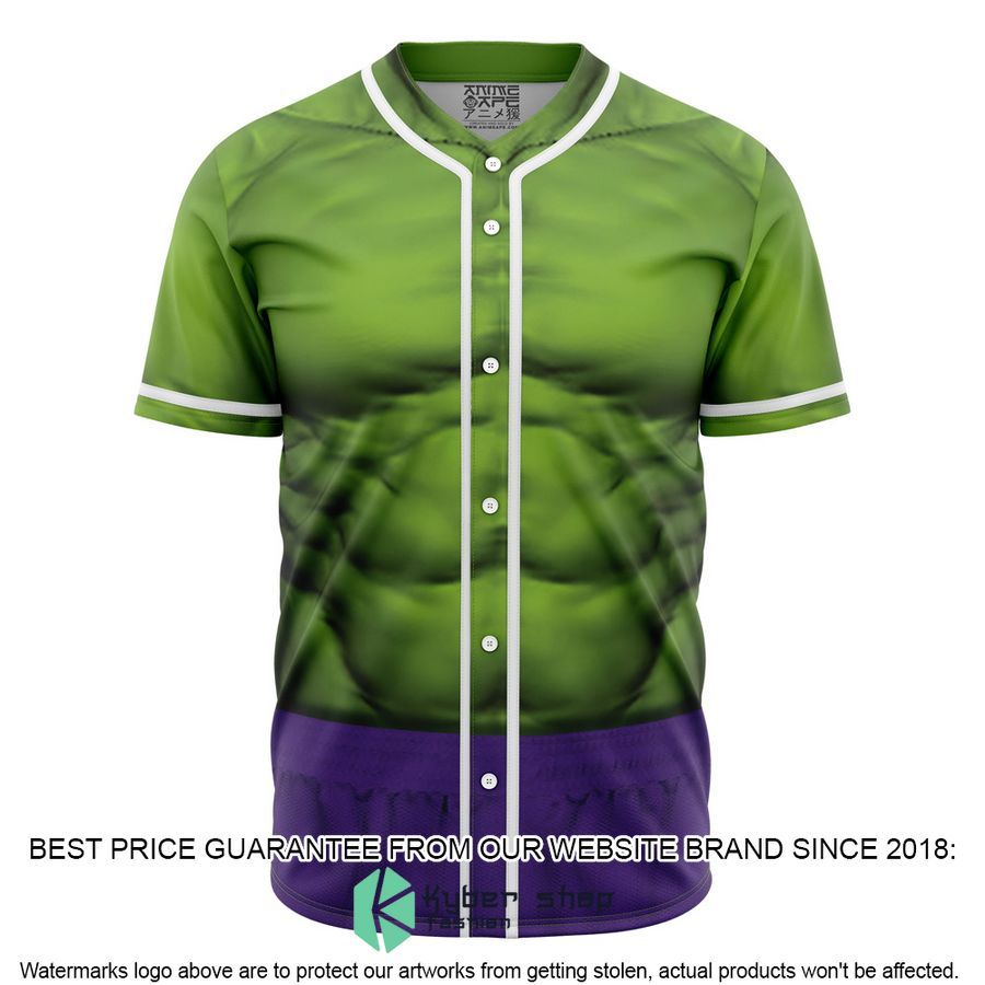 Hulk Marvel Baseball Jersey