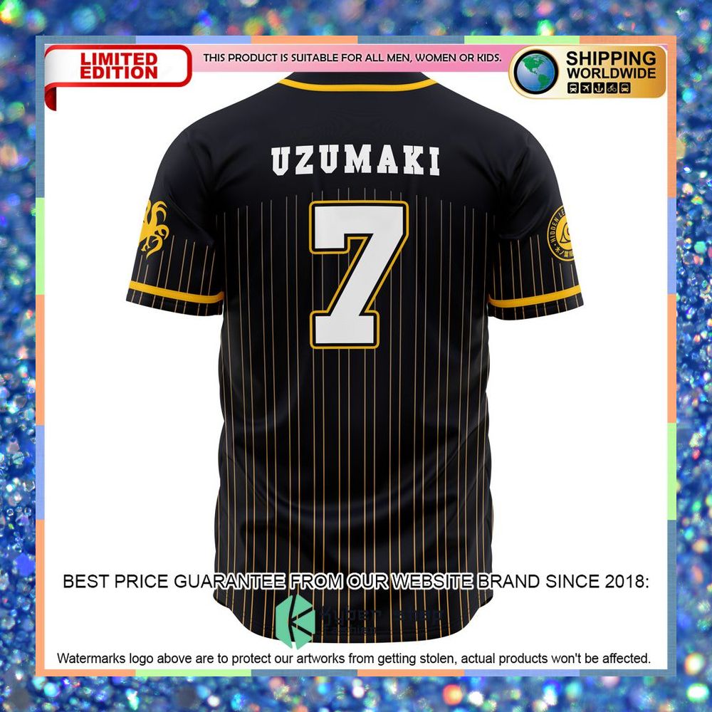 Ichiraku Ramen Naruto Yellow Baseball Jersey 6 Ichiraku Ramen Naruto Yellow Baseball Jersey word2