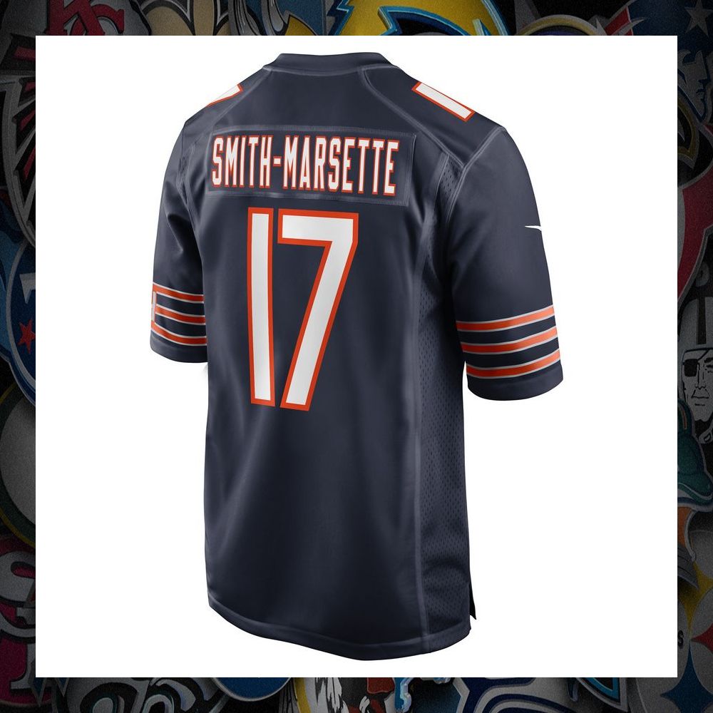 Ihmir Smith-Marsette Chicago Bears Navy Football Jersey 7 Ihmir Smith-Marsette Chicago Bears Navy Football Jersey word1