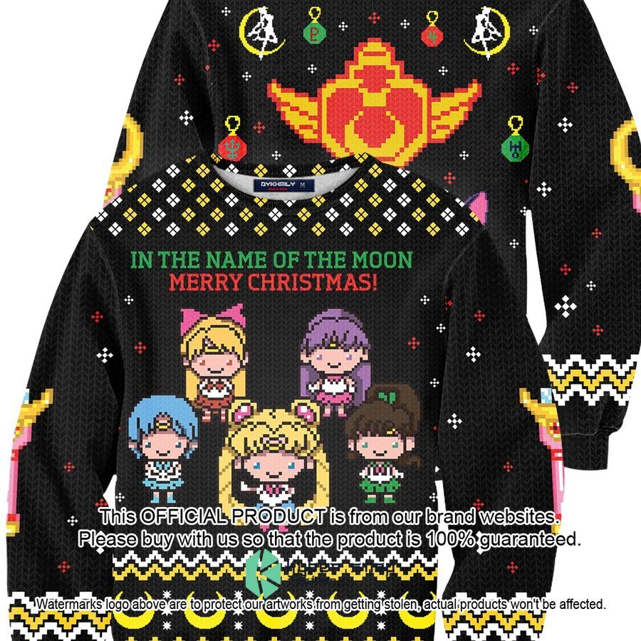 In The Name of The Moon Christmas Sweater word2