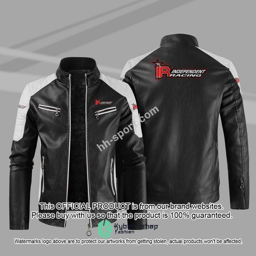 Independent Racing Motor Leather Jacket word3