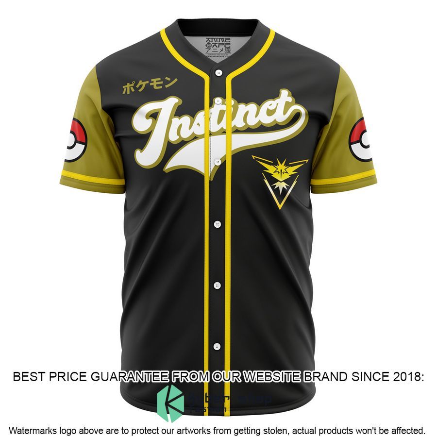 Instinct Pokemon Baseball Jersey word2