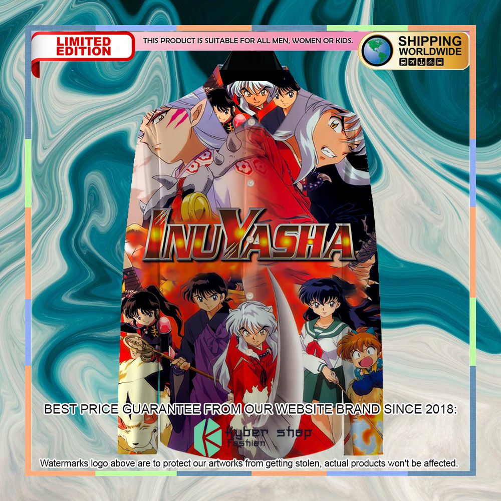 Inuyasha Long Sleeve Shirt 3 Inuyasha Long Sleeve Shirt word2