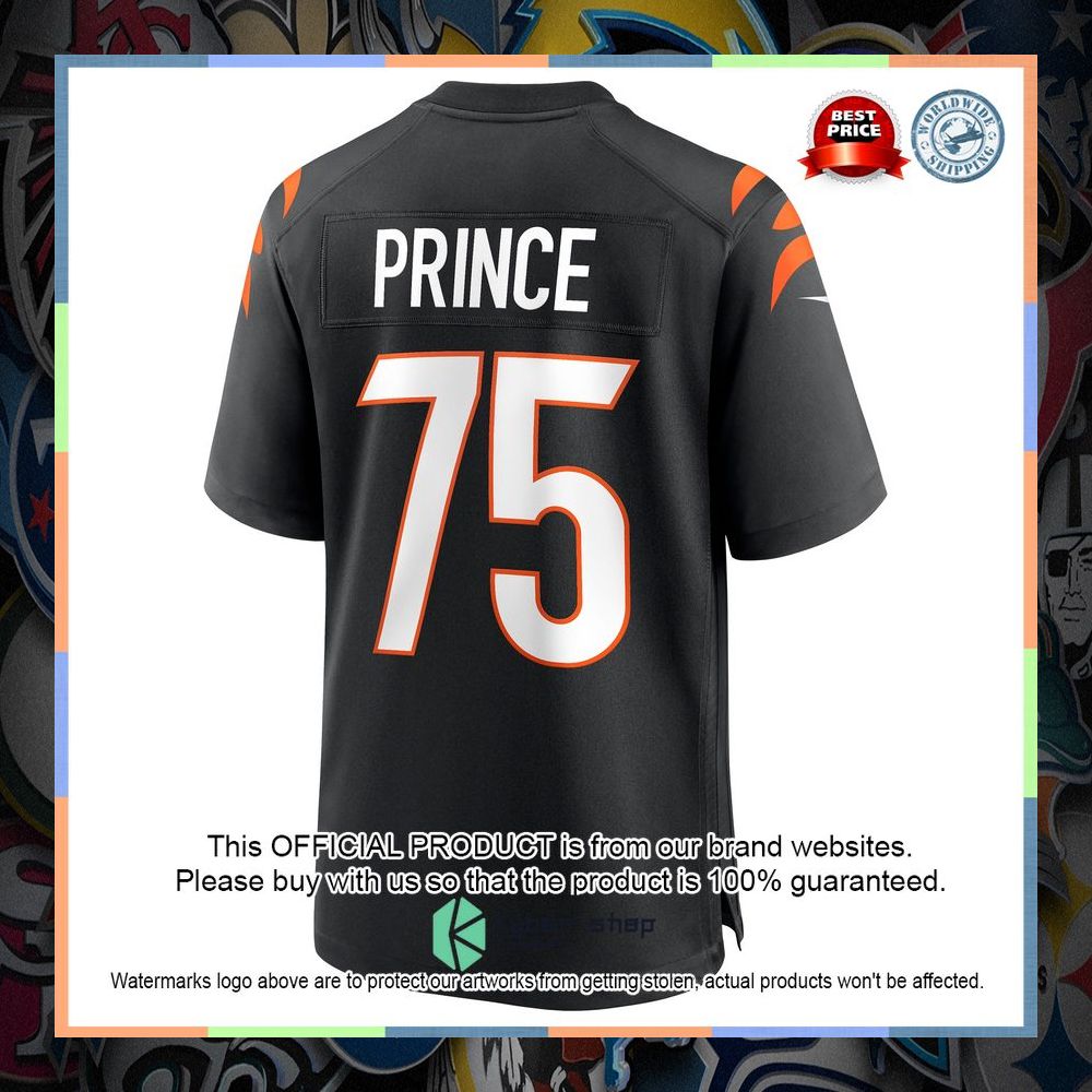 Isaiah Prince Cincinnati Bengals Black Football Jersey 7 Isaiah Prince Cincinnati Bengals Black Football Jersey word2