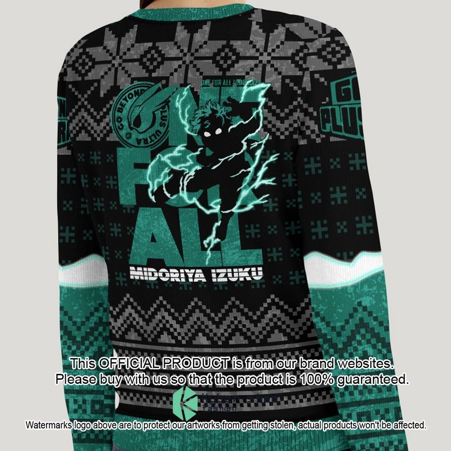 Izuku Midoriya My Hero Academia Christmas Sweater 3 Izuku Midoriya My Hero Academia Christmas Sweater word3