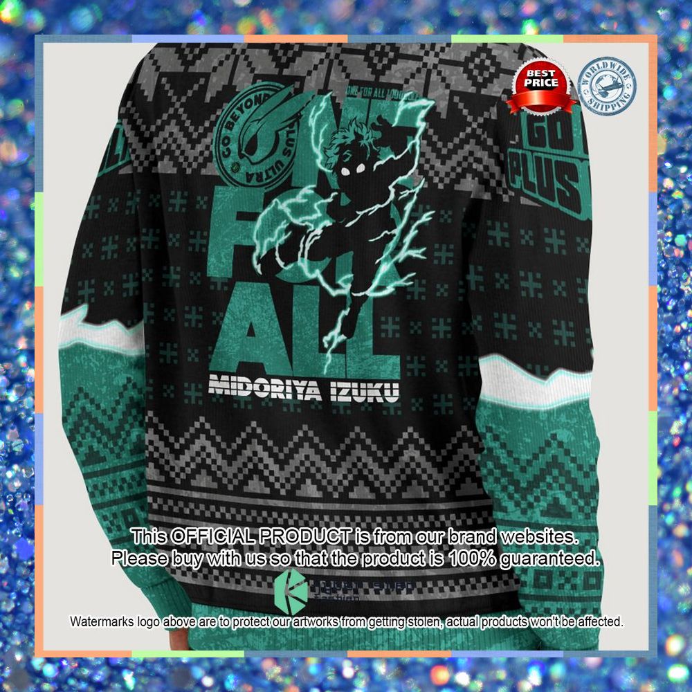 Izuku Midoriya My Hero Academia Christmas Sweater 9 Izuku Midoriya My Hero Academia Christmas Sweater word3