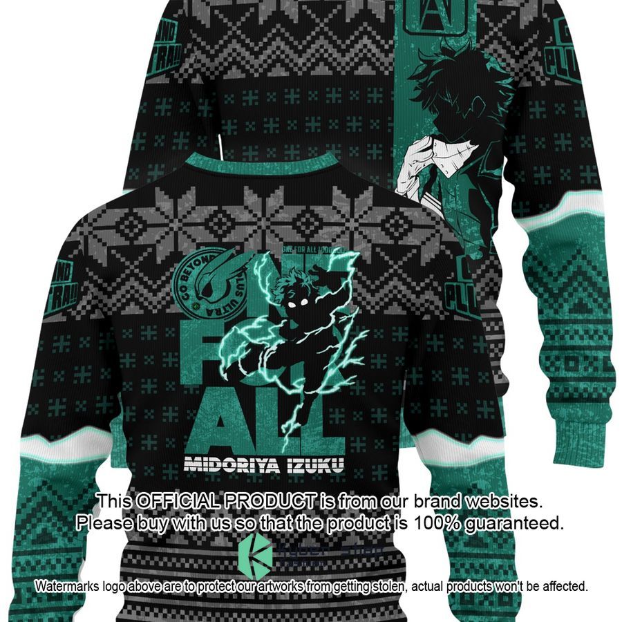 Izuku Midoriya My Hero Academia Christmas Sweater 5 Izuku Midoriya My Hero Academia Christmas Sweater word3
