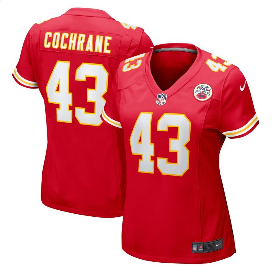 Jack Cochrane Kansas City Chiefs Red Football Jersey