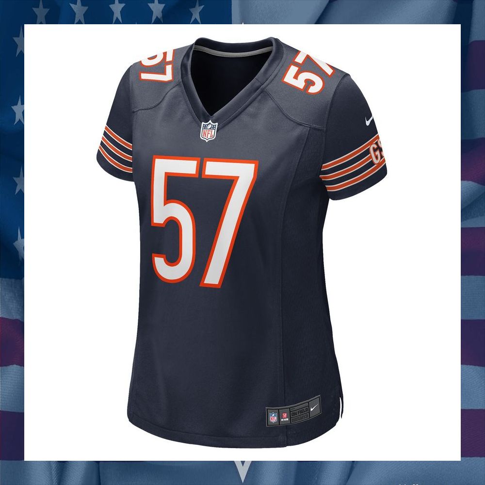 Jack Sanborn Chicago Bears Women's Navy Football Jersey 6 Jack Sanborn Chicago Bears Women's Navy Football Jersey word2