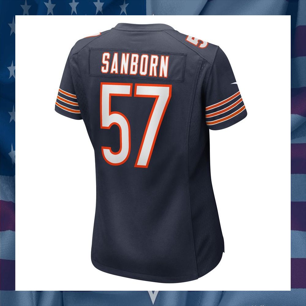 Jack Sanborn Chicago Bears Women's Navy Football Jersey 7 Jack Sanborn Chicago Bears Women's Navy Football Jersey word2