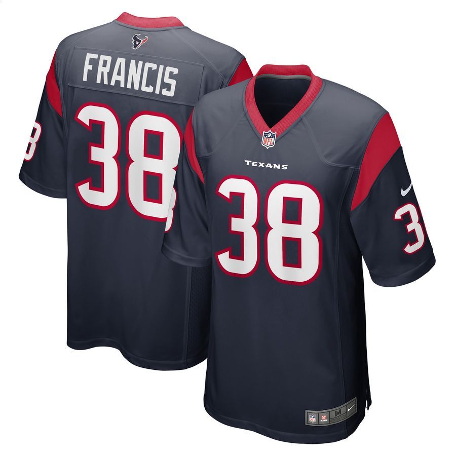 Jacobi Francis Houston Texans Navy Football Jersey