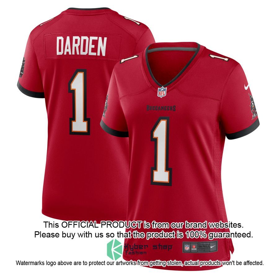 Jaelon Darden Tampa Bay Buccaneers Women's Red Football Jersey