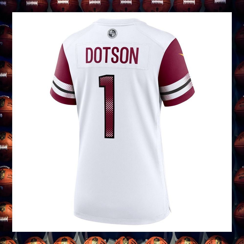 Jahan Dotson Washington Commanders Women's White Football Jersey 3 Jahan Dotson Washington Commanders Women's White Football Jersey word2