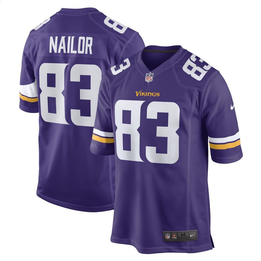 Jalen Nailor Minnesota Vikings Purple Football Jersey