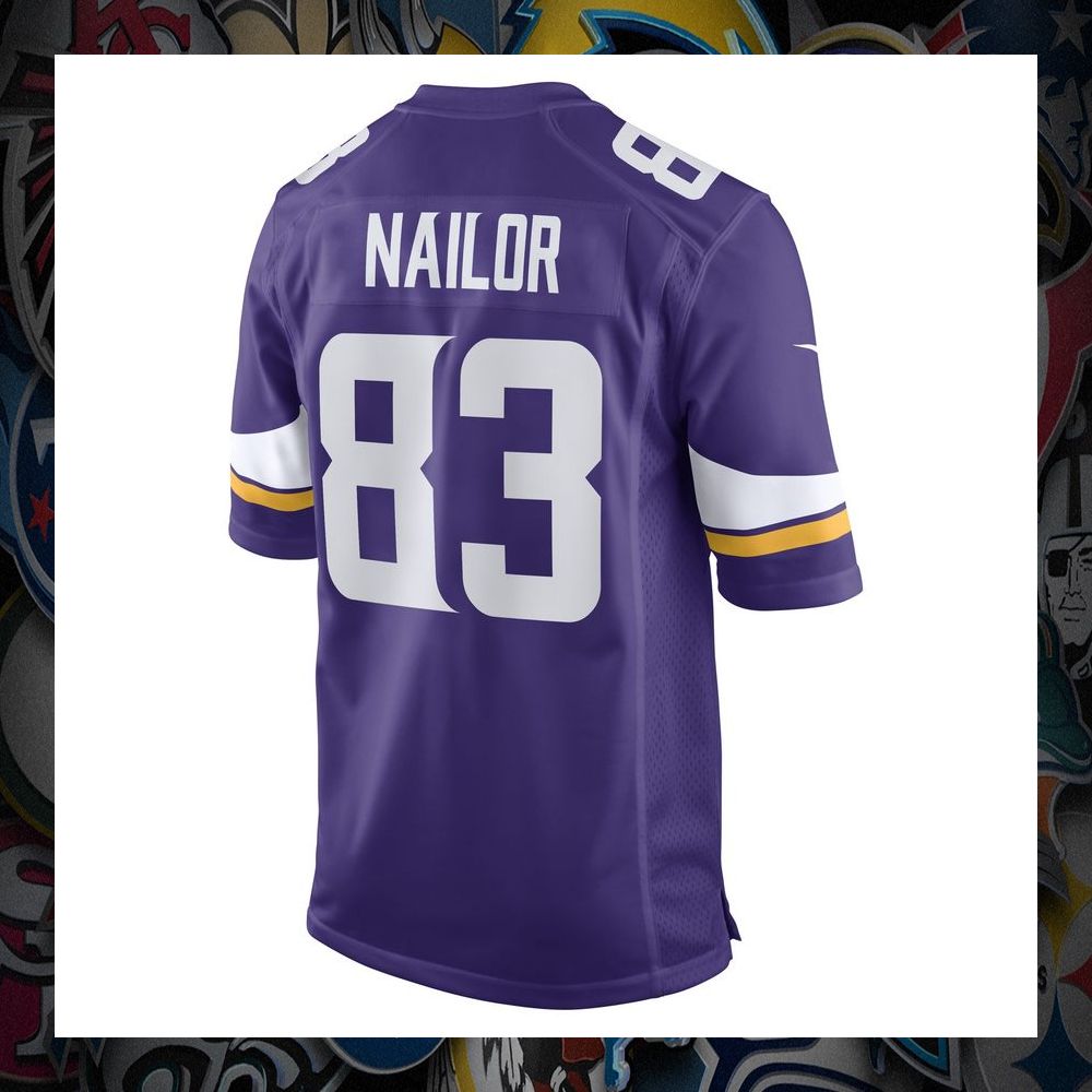 Jalen Nailor Minnesota Vikings Purple Football Jersey 7 Jalen Nailor Minnesota Vikings Purple Football Jersey word3