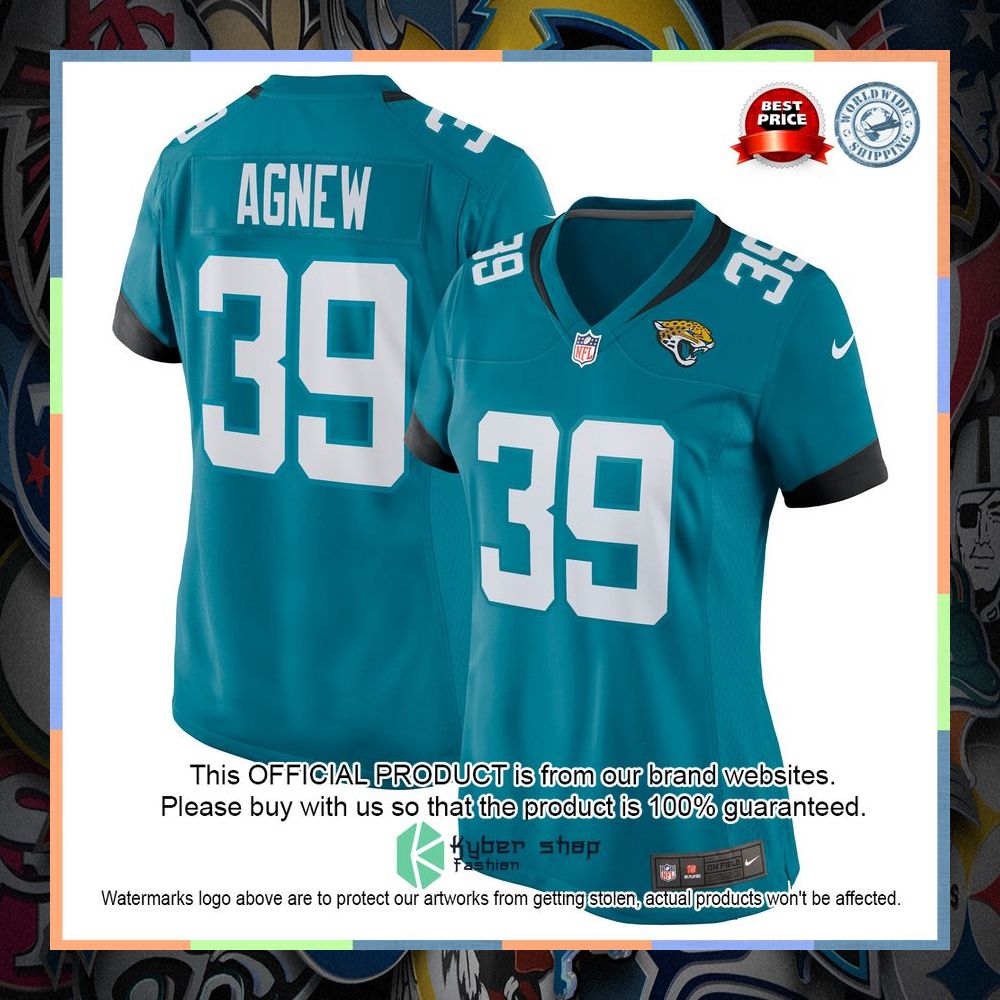 Jamal Agnew Jacksonville Jaguars Women's Teal Football Jersey 5 Jamal Agnew Jacksonville Jaguars Women's Teal Football Jersey word2