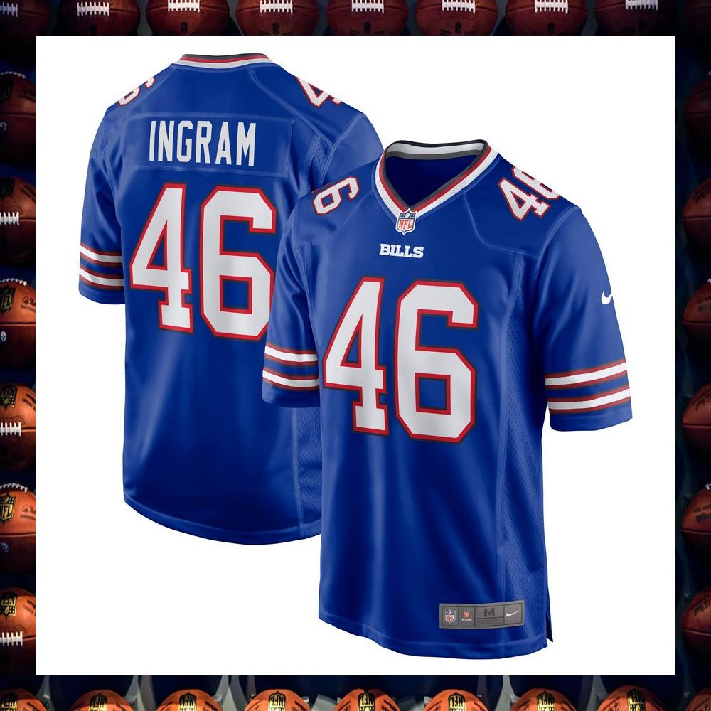 Ja'Marcus Ingram Buffalo Bills Royal Football Jersey