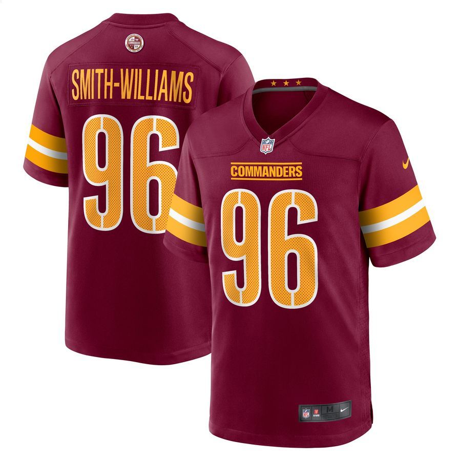 James Smith-Williams Washington Commanders Burgundy Football Jersey