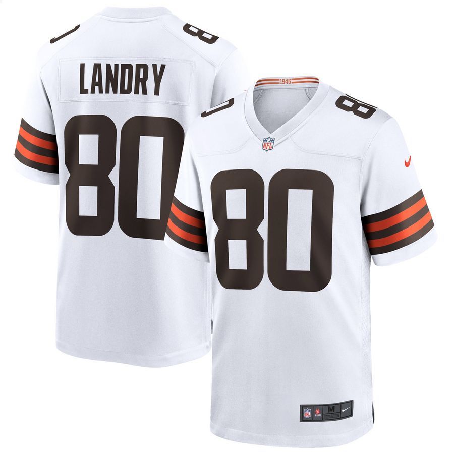 Jarvis Landry Cleveland Browns White Football Jersey
