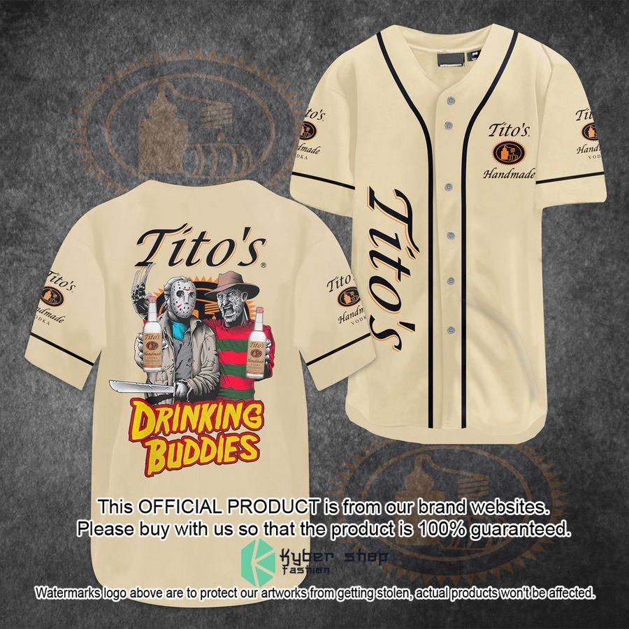 Jason Voorhees Freddy Krueger Tito's Baseball Jersey