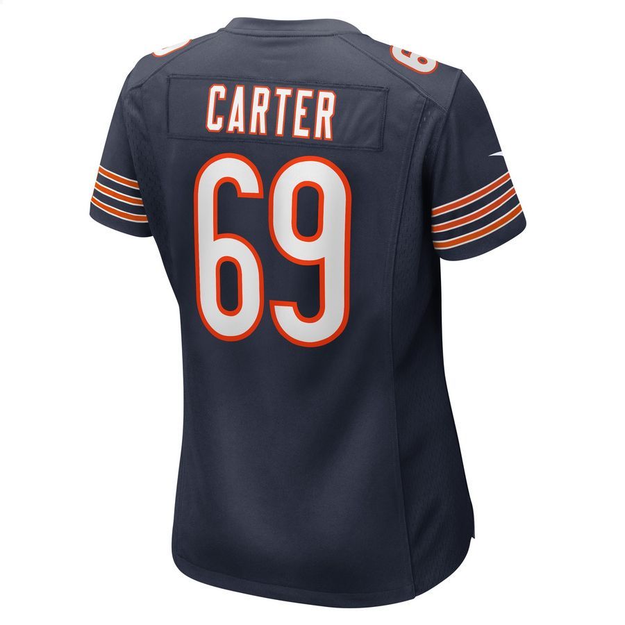 Ja'Tyre Carter Chicago Bears Navy Football Jersey 3 Ja'Tyre Carter Chicago Bears Navy Football Jersey word2