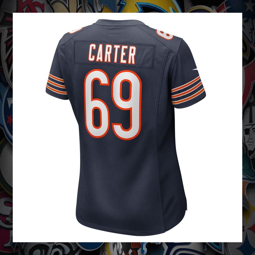 Ja'Tyre Carter Chicago Bears Navy Football Jersey 7 Ja'Tyre Carter Chicago Bears Navy Football Jersey word2