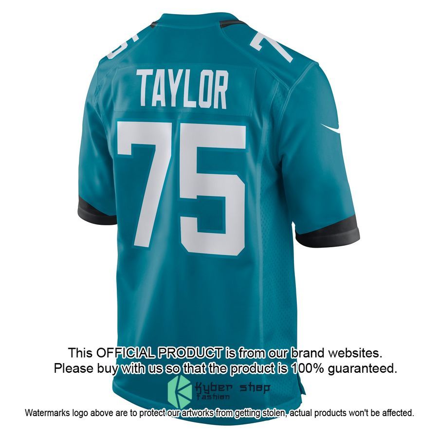 Jawaan Taylor Jacksonville Jaguars Teal Football Jersey 3 Jawaan Taylor Jacksonville Jaguars Teal Football Jersey word1