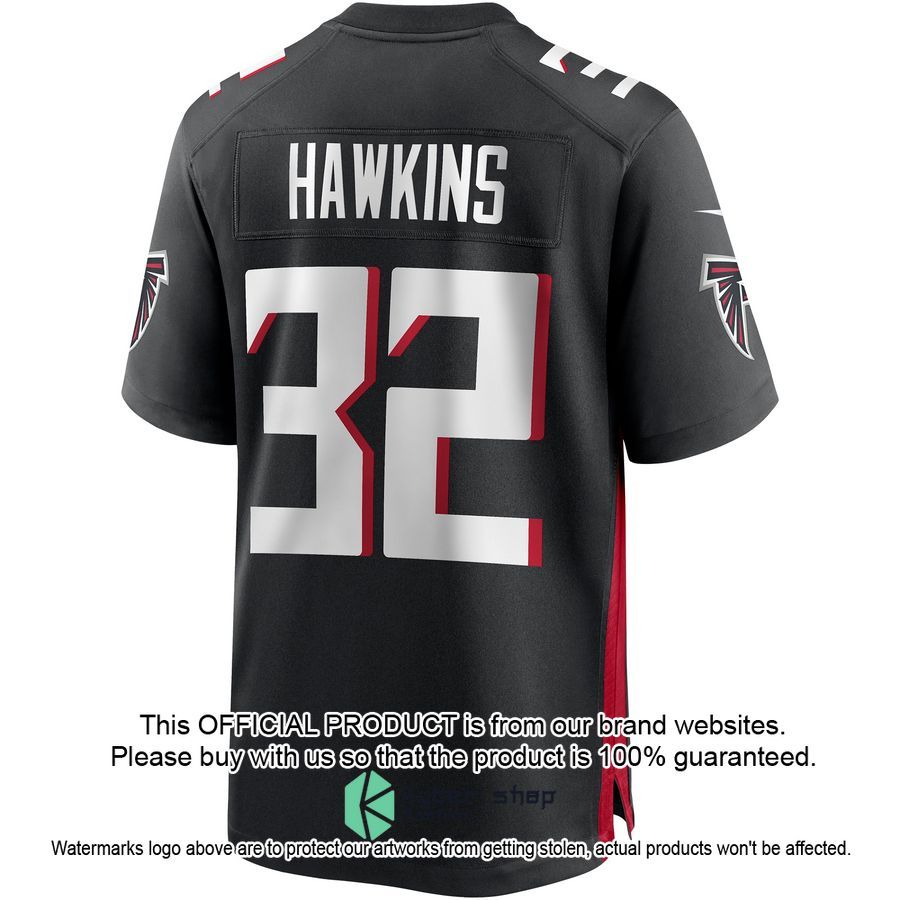 Jaylinn Hawkins Atlanta Falcons Black Football Jersey 3 Jaylinn Hawkins Atlanta Falcons Black Football Jersey word2