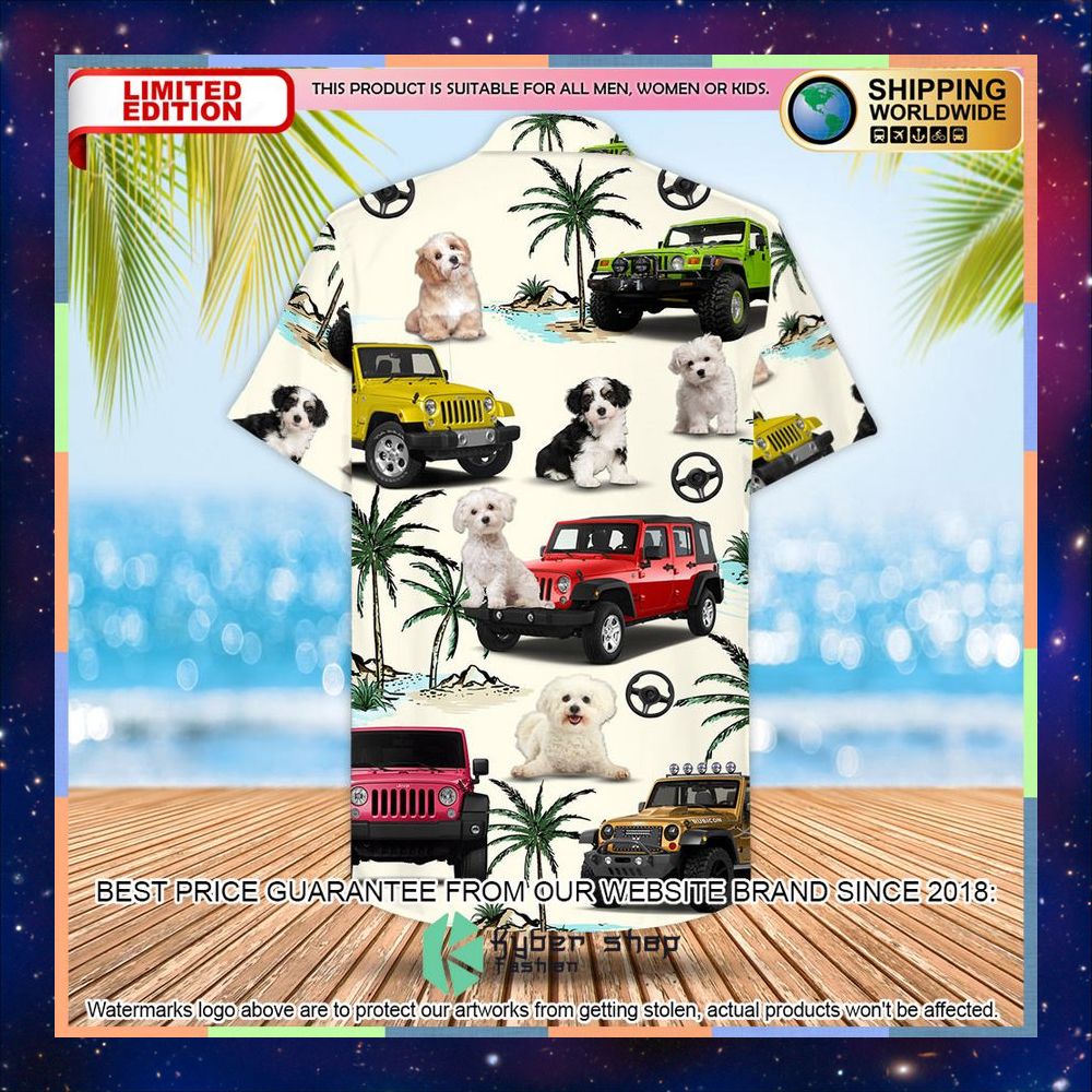 Jeep Maltese Hawaiian Shirt 6 Jeep Maltese Hawaiian Shirt word1
