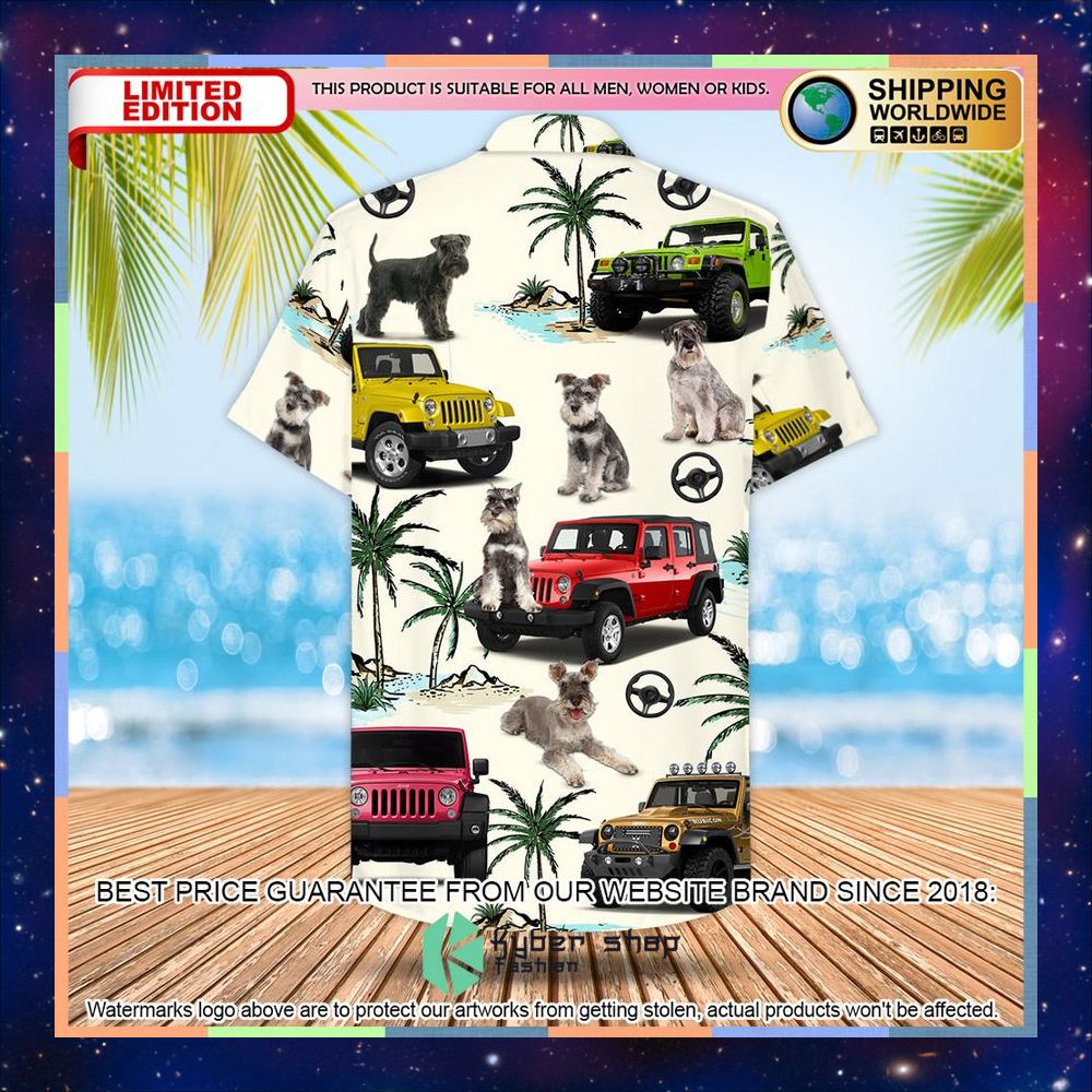 Jeep Miniature Schnauzer Hawaiian Shirt 6 Jeep Miniature Schnauzer Hawaiian Shirt word1
