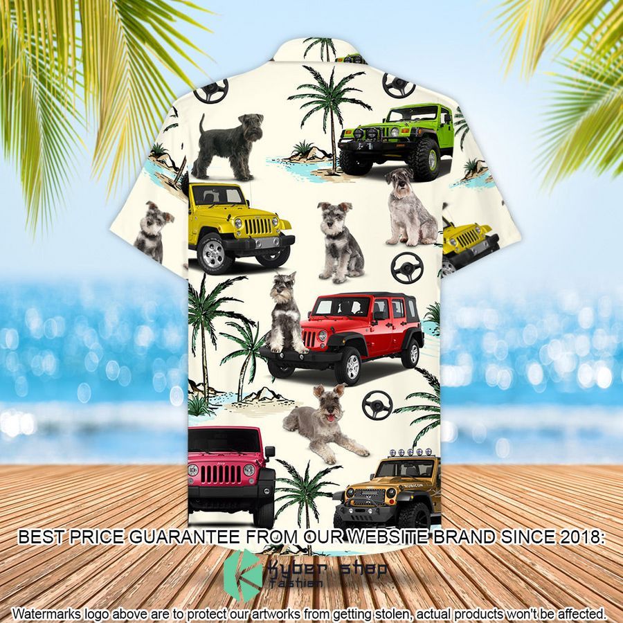 Jeep Miniature Schnauzer Hawaiian Shirt 3 Jeep Miniature Schnauzer Hawaiian Shirt word1