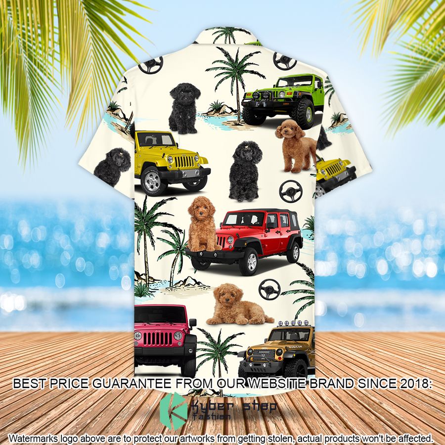 Jeep Poodle Hawaiian Shirt 3 Jeep Poodle Hawaiian Shirt word1