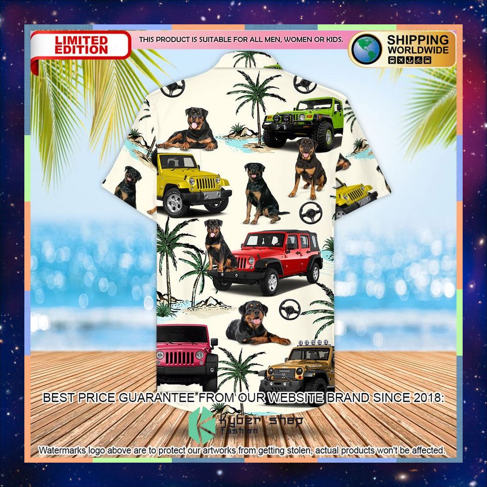Jeep Rottweiler Hawaiian Shirt 6 Jeep Rottweiler Hawaiian Shirt word2