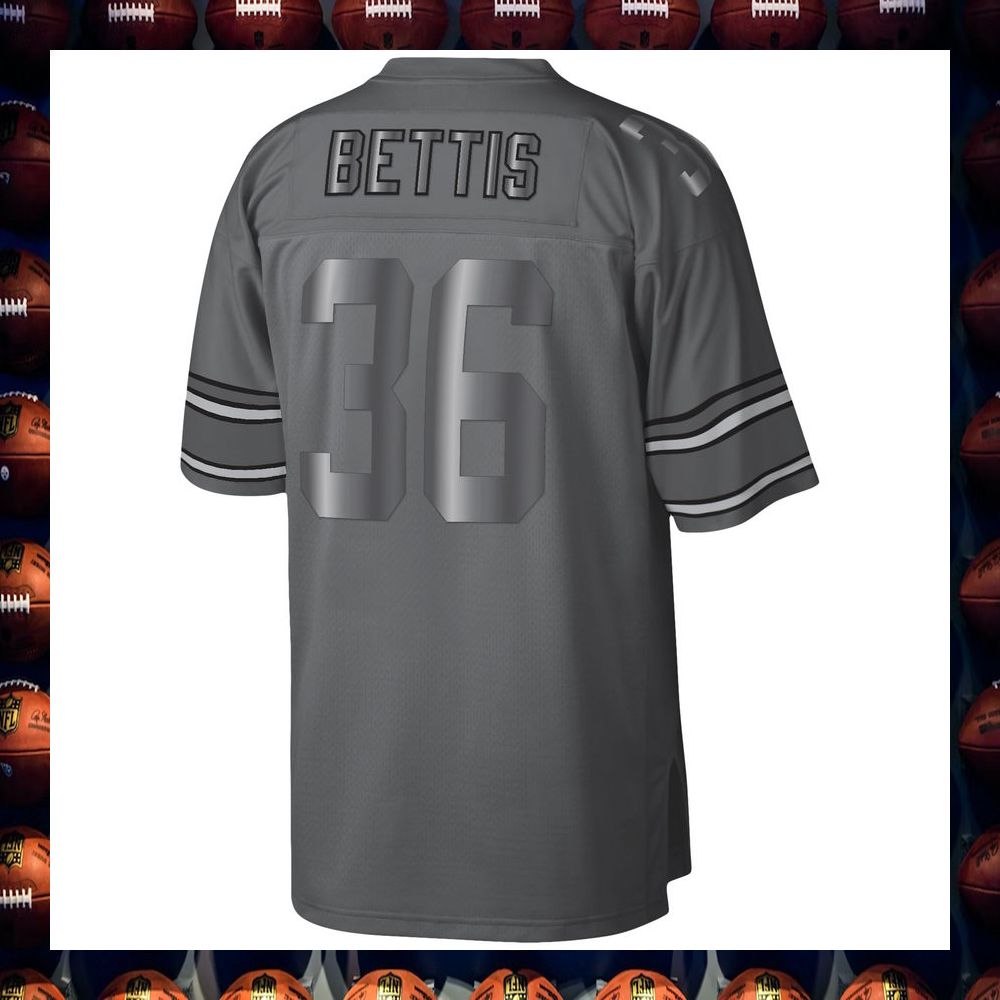 Jerome Bettis Pittsburgh Steelers Mitchell & Ness 1996 Retired Metal Legacy Charcoal Football Jersey 3 Jerome Bettis Pittsburgh Steelers Mitchell & Ness 1996 Retired Metal Legacy Charcoal Football Jersey word1